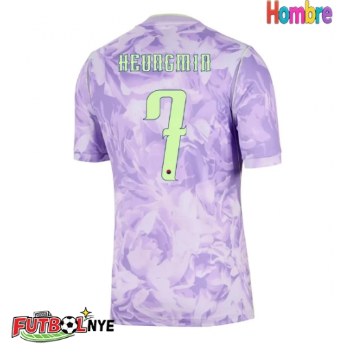 Camiseta Corea del Sur Son Heung-min #7 Visitante Equipación Mundial 2026 manga corta
